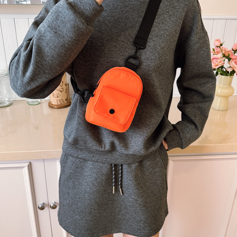 Bolsos coreanos para niños y niñas, bolsos de pecho de estilo extranjero mini al aire libre, bolsos de mochila casuales para padres e hijos, nuevos bolsos de comercio exterior transfronterizos para niños