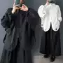 不规则宽松小众立体蝙蝠衫