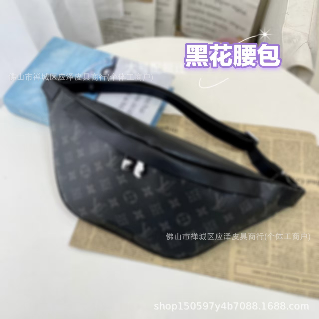 Nueva serie de flores negras samurai negro keepall bolso de cadena cartero bolso de caja bolso de hombro bolso de viaje para hombres