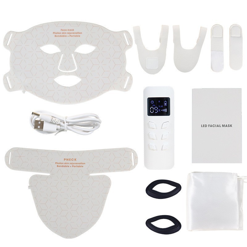 Four-ear classic white (mask + neck set)