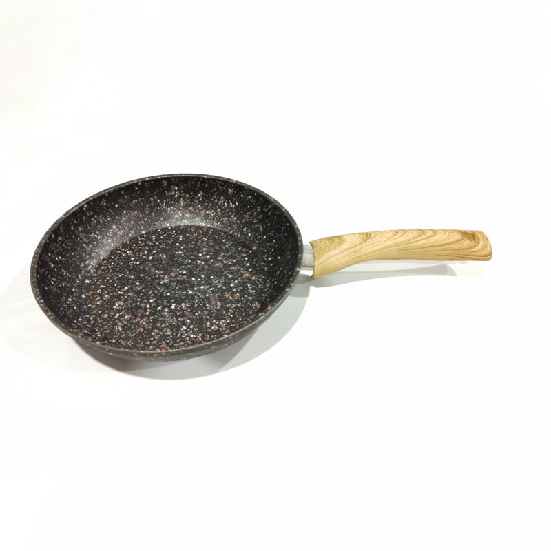 Suministro directo de fábrica maifan piedra plana antiadherente sartén de carne sartén de fundición a presión