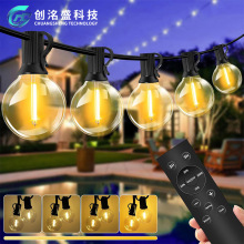 跨境热卖24V低压G40灯串LED户外灯串防水可调光节日露营装饰灯串