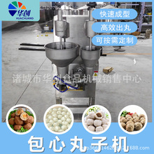 多功能肉丸机 包心鱼丸成型机 包心丸子机  撒尿牛肉丸加工设备