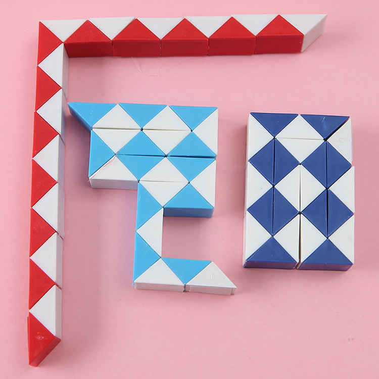 22cm24 Sección Tamaño pequeño variedad plegable regla mágica niños inteligencia plegable rompecabezas pequeño regalo ciencia y educación juguetes al por mayor