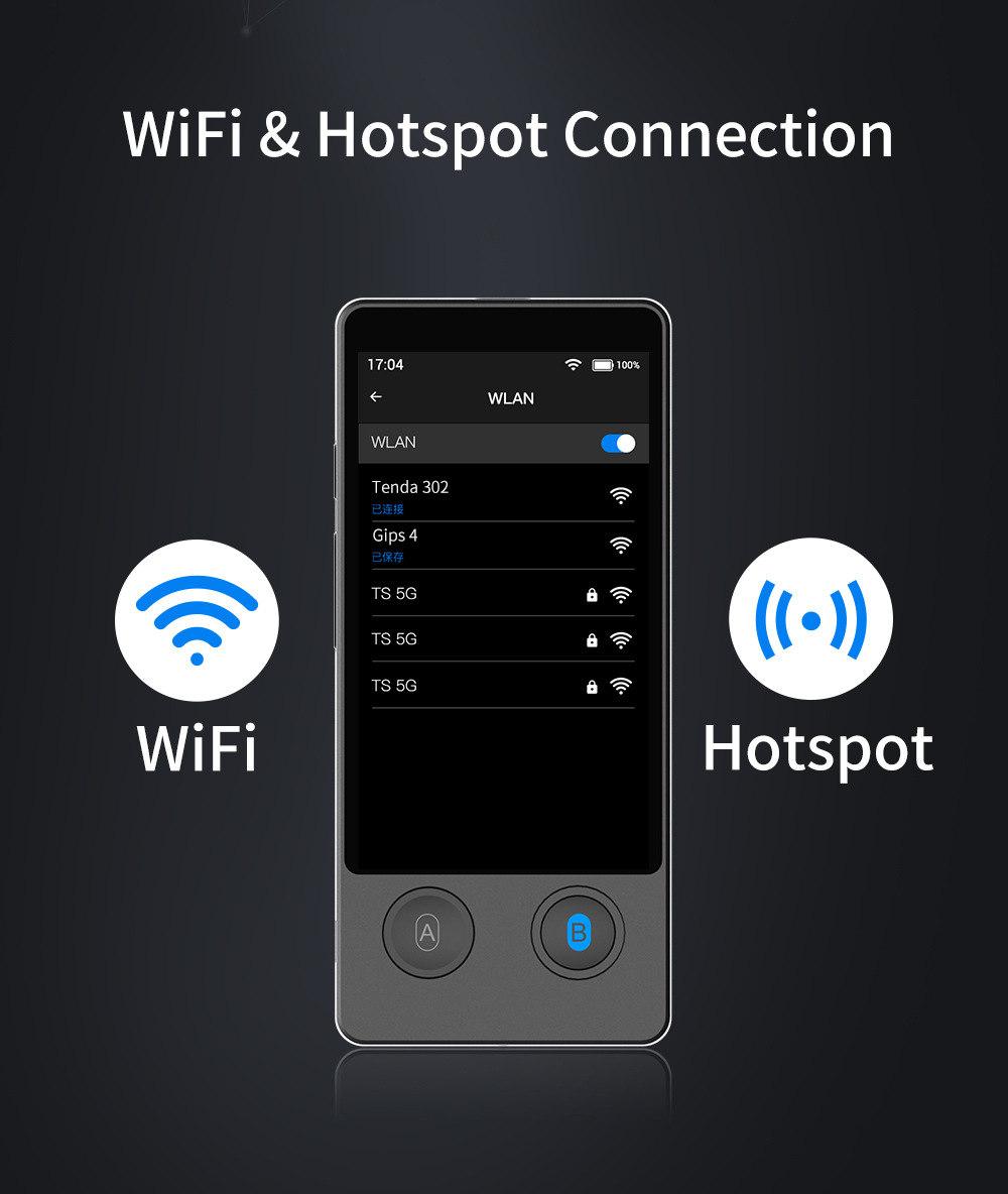The new W12 precise offline intelligent voice translation machine offers 10 types of precise offline services for oral learning, overseas travel and foreign trade pic 7