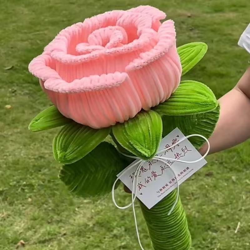 巨大ひまわりツイストDIY花束手作り素材パックが一気に優勝！教師の日の花編み|undefined