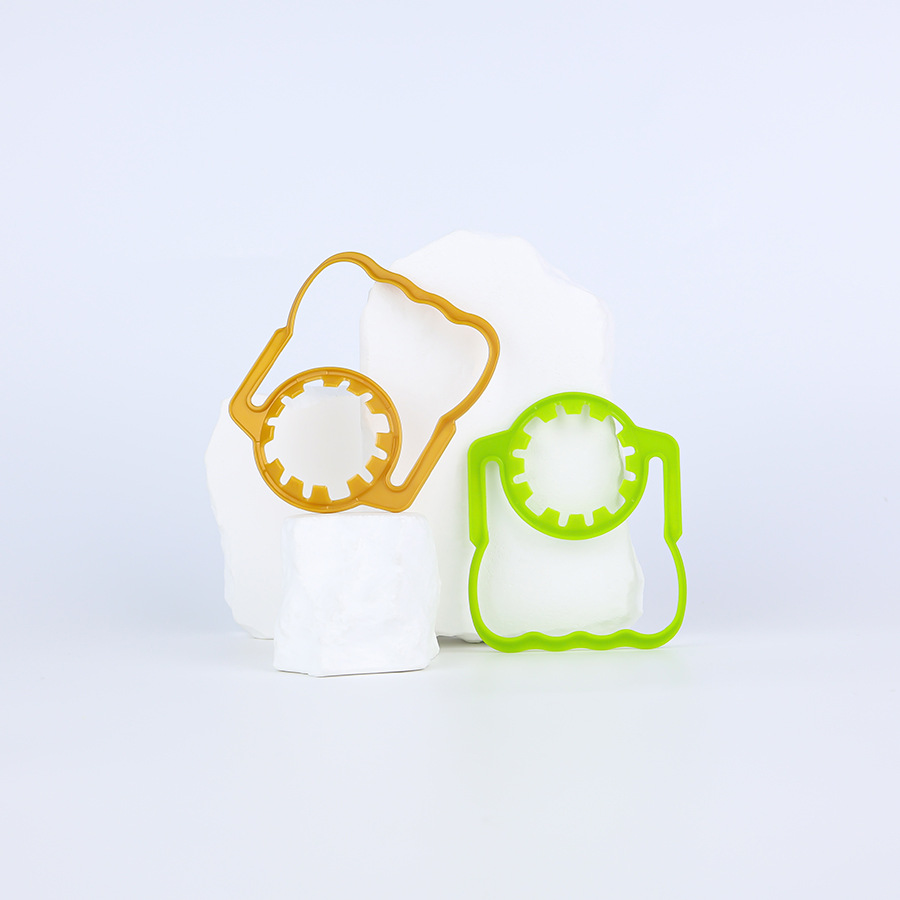 Proveedores al por mayor desechable cubo de agua potable mango de plástico 38 calibre PE mango de cubo de agua mineral mango