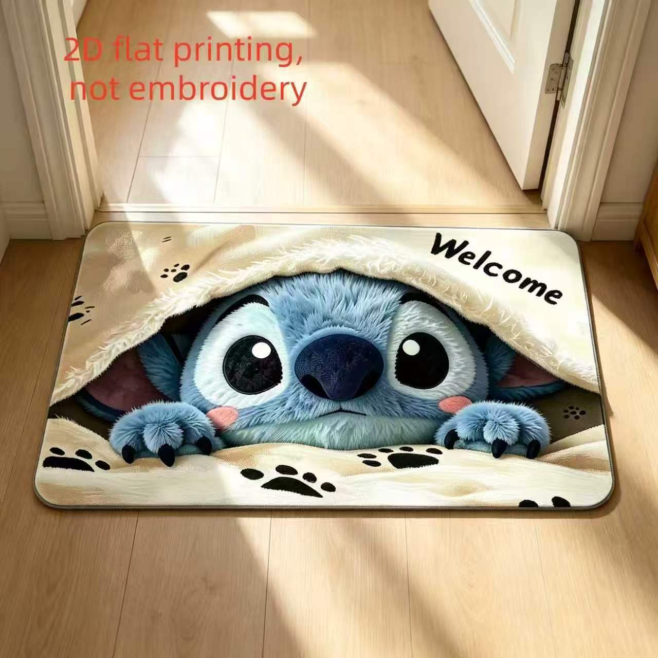 Cross-Border Temu Hot-Selling Cartoon Visual Diatomaceous Earth Mat for Bathroom, Water-Absorbent Non-Slip Mat, Dirt-Resistant Mat