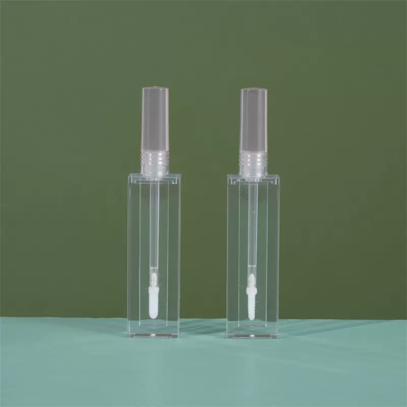 厂家现货跨境热销全透明唇釉瓶唇彩管 PETG管 遮瑕空美妆空管包材