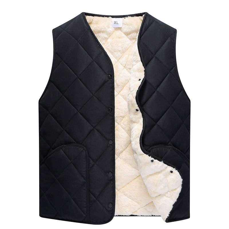 Warm vest, 2022 collection, for middle age, plus size, wholesale