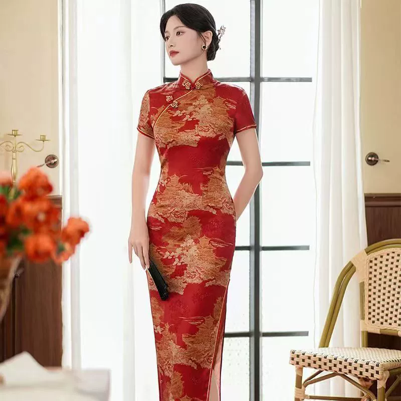 Летняя чонсаме, длинная юбка, модное платье, костюм, Slim fit, оптом