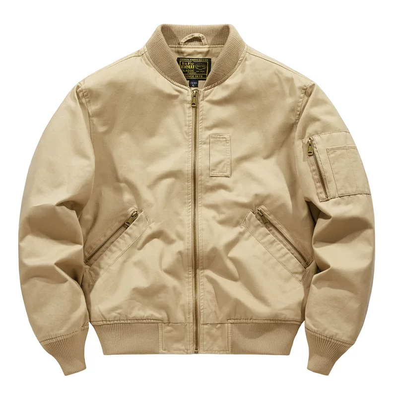 Cotton autumn jacket for leisure, baseball uniform, Korean style