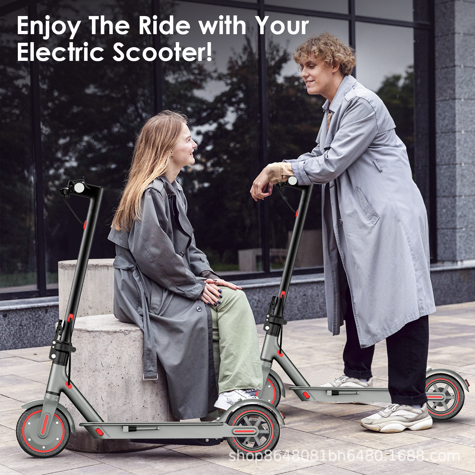 Source Manufacturer Wholesale 8.5inch Foldableable Electric Scooters European and American Overseas Warehouse One-Piece Battery Car