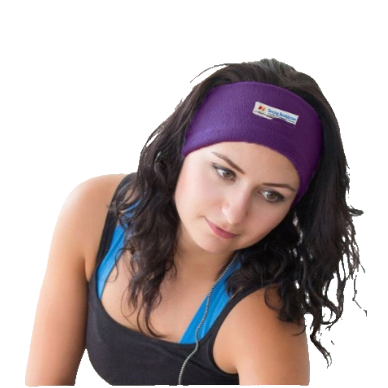 Deportes creativos diadema sombreado máscara de ojos auriculares de peluche dormir auriculares diadema dormir Auriculares auriculares diadema