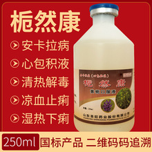 兽用黄栀口服液安卡那病 心包积液 甩鼻呼吸道病清热解毒凉血止痢