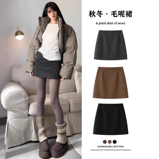 ��ɫë��a�ְ���ȹ2025�ﶬ�����@��С���ӷ��߹�߼��а��ζ�ȹ