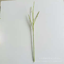 仿真花枝头配件 70CM四叉玫瑰花枝 人造花花杆枝杆大量批发