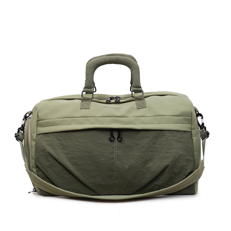 Bolsa de viaje de damas, bolsa de embarque de alta capacidad, bolsa de transporte de corta distancia, bolsa de fitness ligera, separación seca y húmeda.