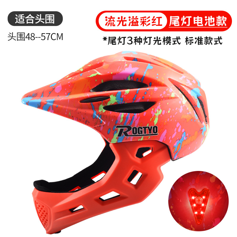 Casco de bicicleta de equilibrio para niños, casco completo, patinaje, sombrero, equipo de montaje, protector, cascos para niños y niñas