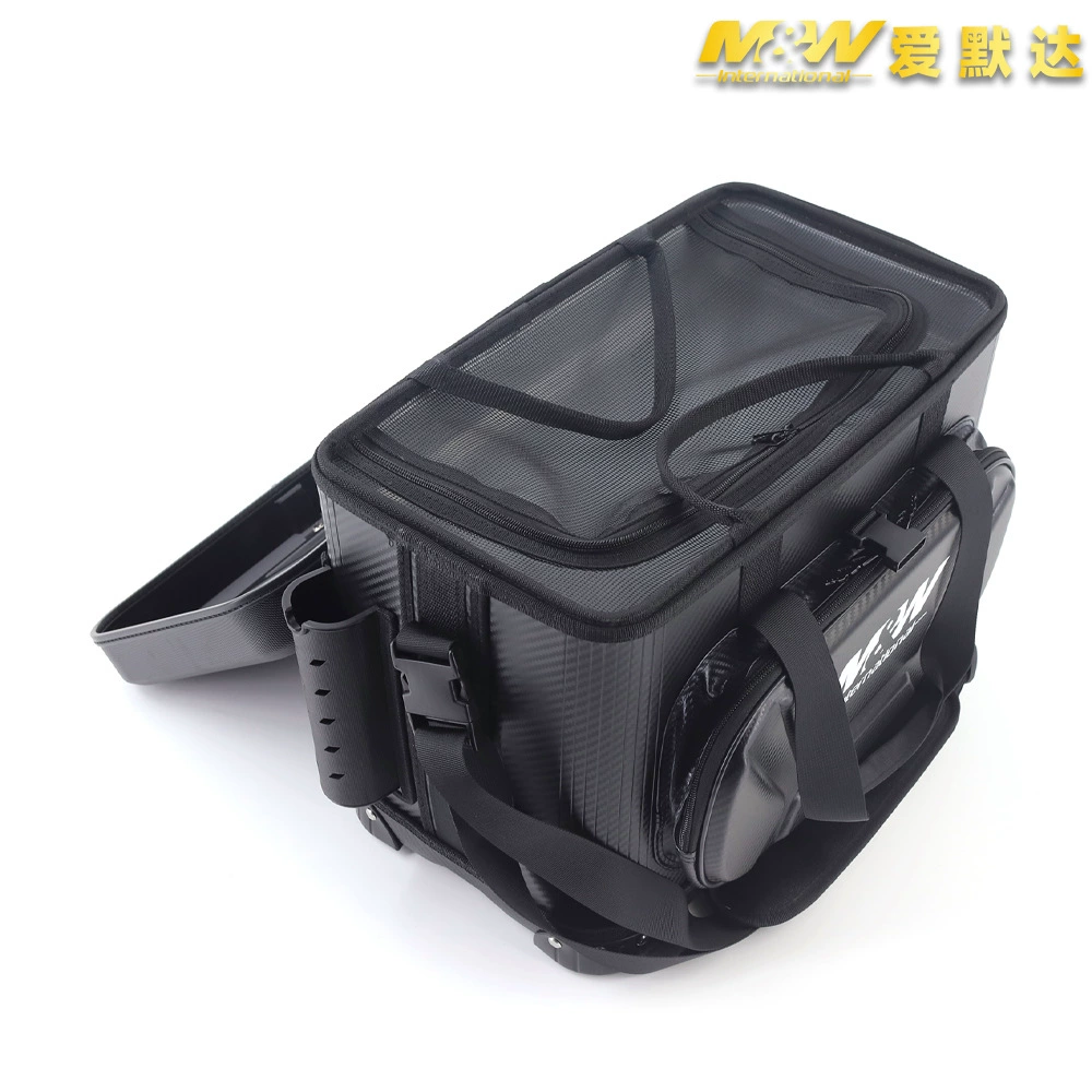 Emerda MW fishing tackle storage box waterproof fishing box can be seated, stand, plugged rod sea fishing portable tool box 25 liters
