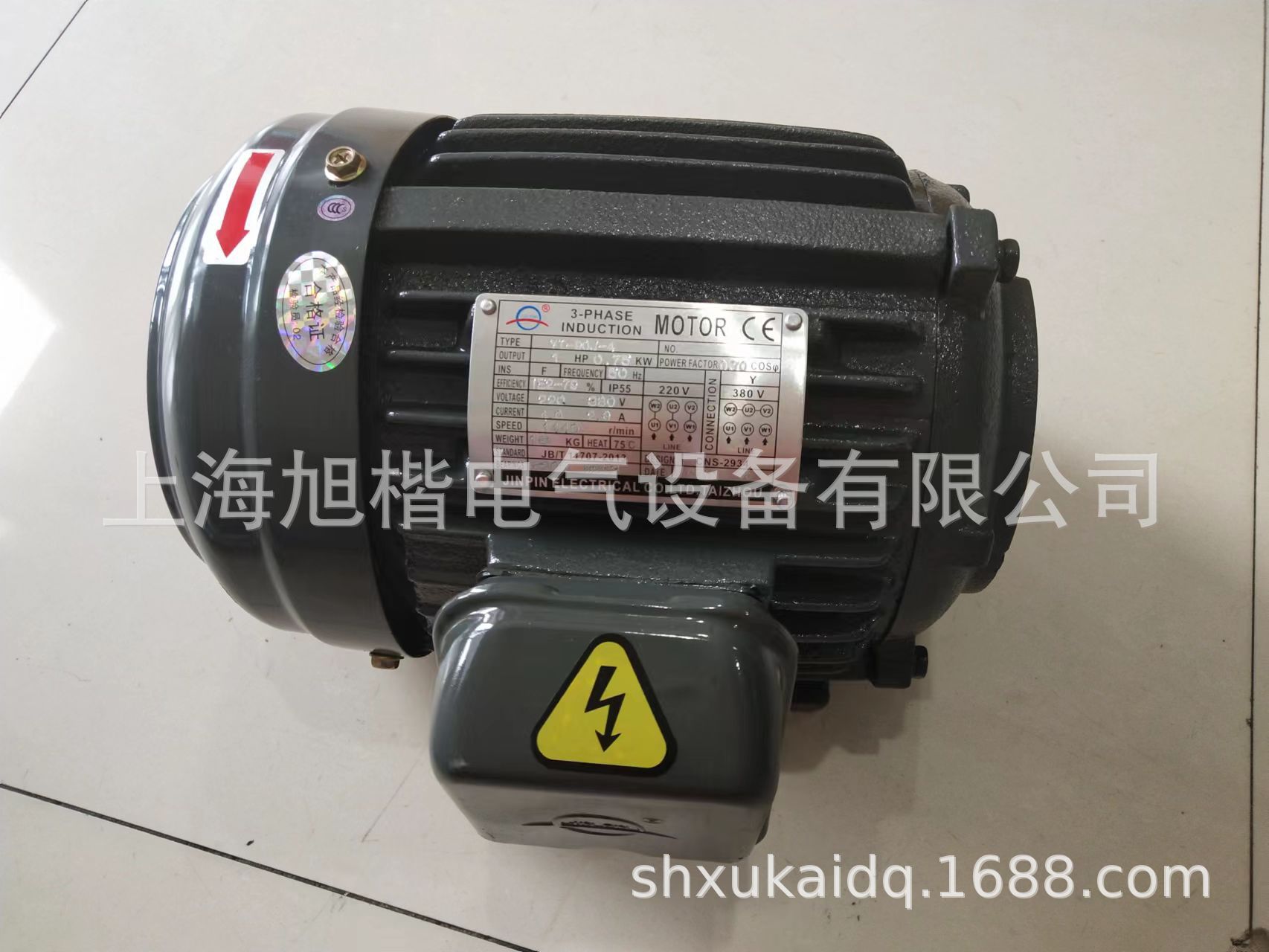 YT-90J-4 1HP 0.75KW JINPIN电机