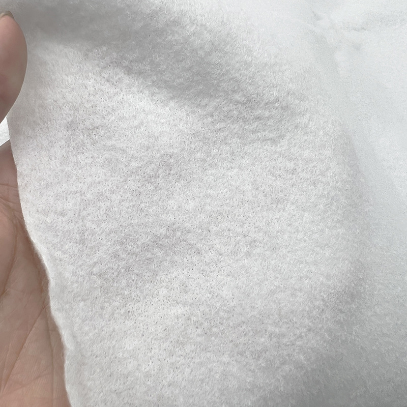 En stock venta al por mayor 60 ~ 180g algodón punzonado algodón placket manguito relleno algodón pecho algodón poliéster tela no tejida