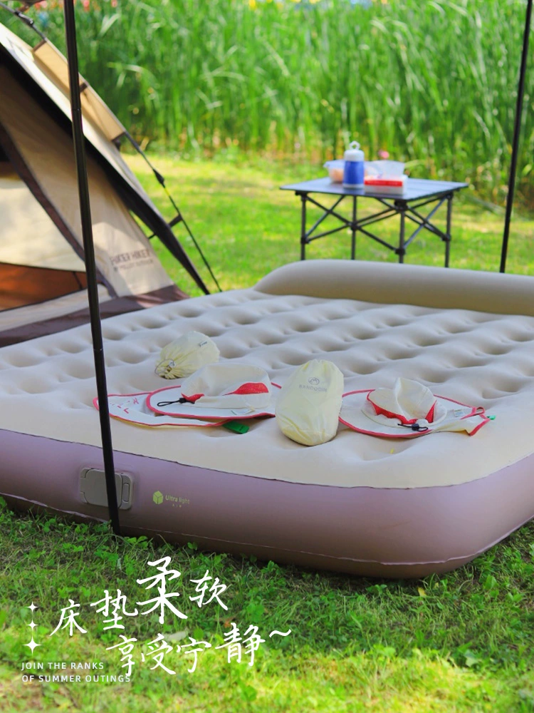 Сетка красный автоматический надувной матрас палатка открытый кемпинг одноместный двойной влагостойкие спальные коврики для домашнего напольно-надувные подушки