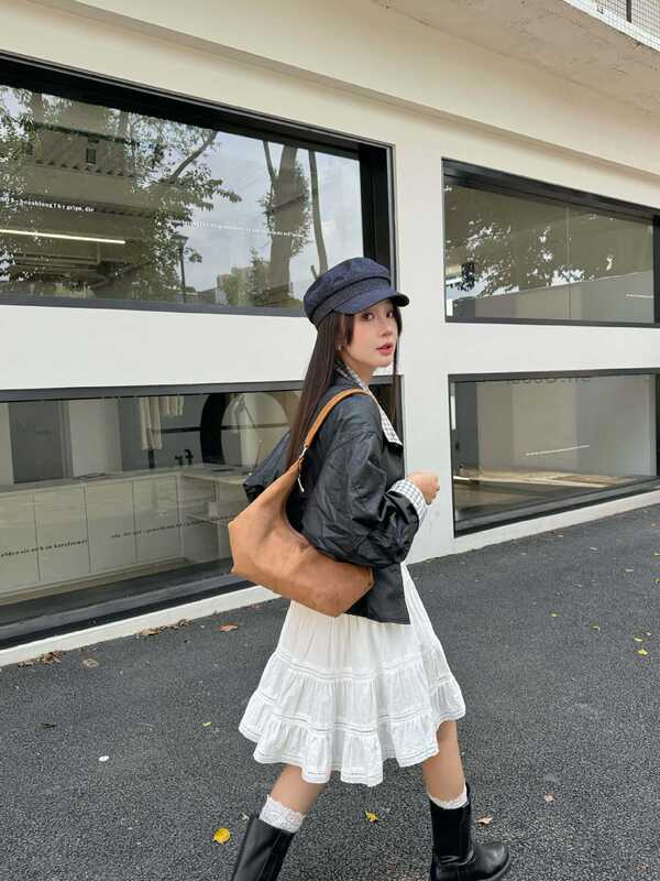 ニッチデザイン 2025 新しい女性のハンドバッグクロスボディバッグ通勤スエード半月脇の下バッグバゲットバッグ|undefined