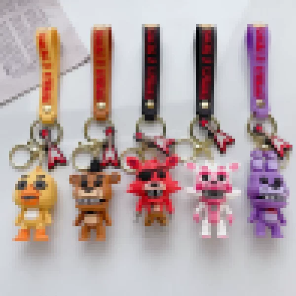 Cross-Border Creative Halloween Horror Animal Keychains, National Style Bags, Car Keychain Accessories, Gift Wholesale