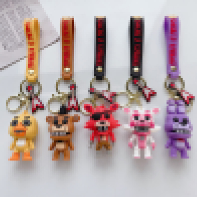 Cross-Border Creative Halloween Horror Animal Keychains, National Style Bags, Car Keychain Accessories, Gift Wholesale