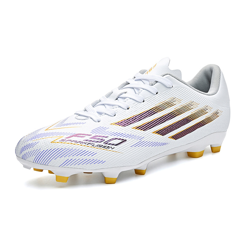 2025 nuevos zapatos FGTF para hombres y mujeres transpirables bajos clavos largos zapatos de fútbol de clavos triturados zapatos de entrenamiento interior y exterior un cabello