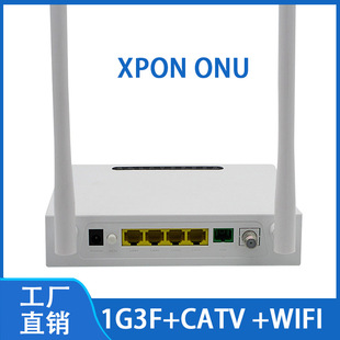 XPON ONU 1G3F+WIFI+CATV���w؈FTTH�W�j�K���m���A�����d���OLT