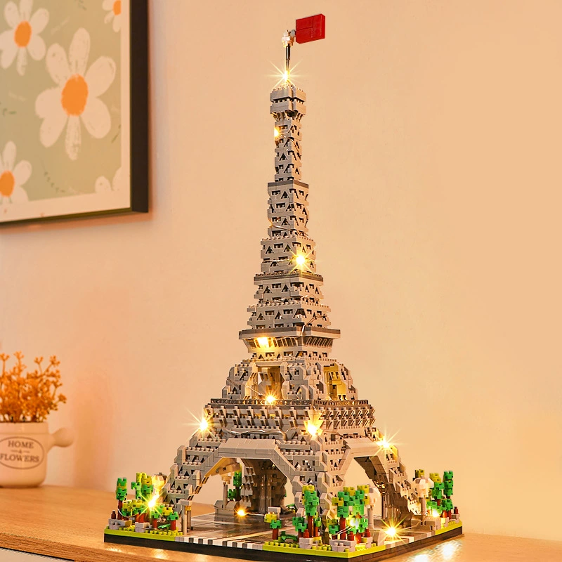 Набор для строительства (Lego) Парижская башня светящаяся модель, различные размеры, акриловые дисплей-опции