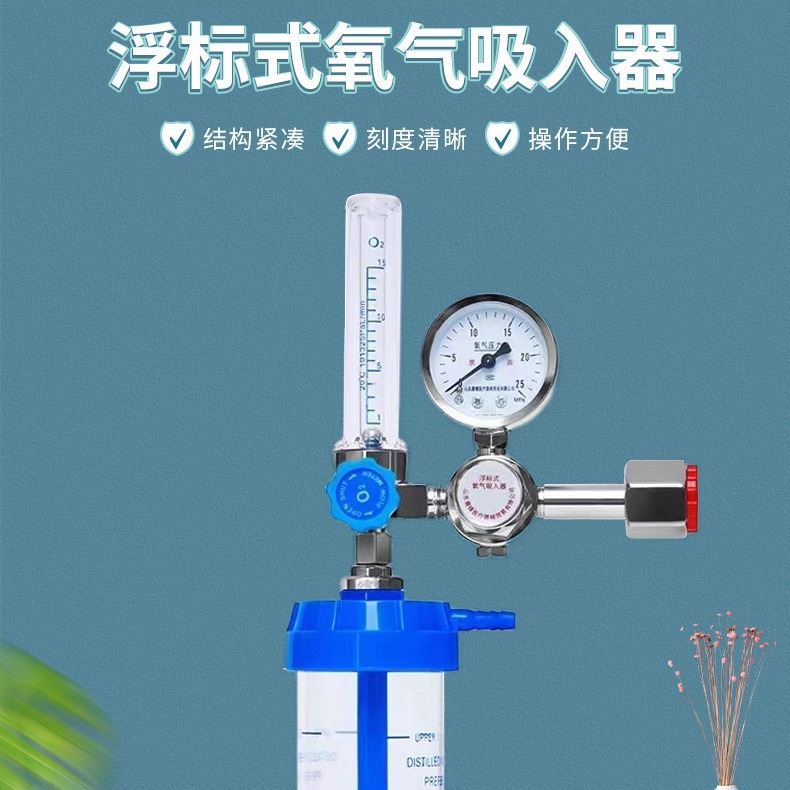 厂家氧气吸入器减压器呼入器厂家直供氧气调节器山东晨锋
