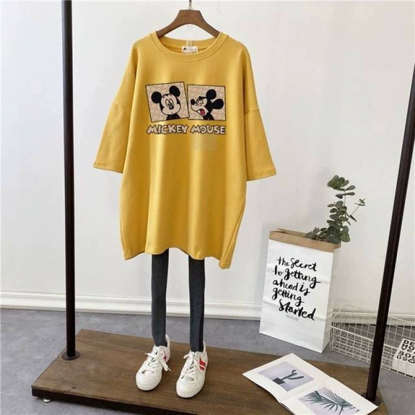 Yellow (2 gold Mickeys) [Breastfeeding style]