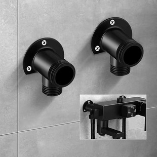 Shower Accessories shower faucet conversion connector base brass type concealed and exposed installation curved angle interface conversion head