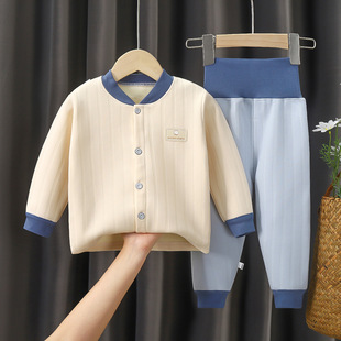 Baby warm clothes suit cotton thickened autumn clothes boys and girls baby underwear Spring and Autumn Winter quilted clothes