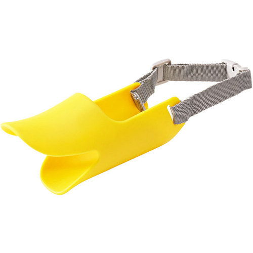 Pet duck muzzle dog dog anti-barking muzzle anti-bite silicone muzzle dog teddy