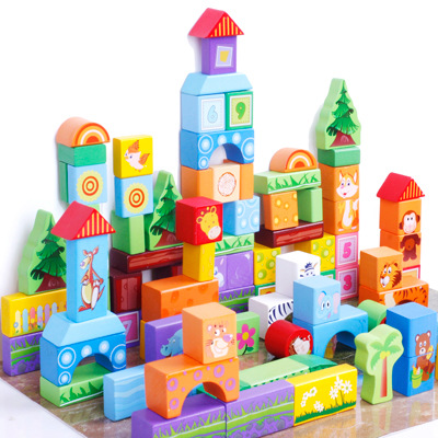 100 piezas de bloques de construcción para bebés y niños