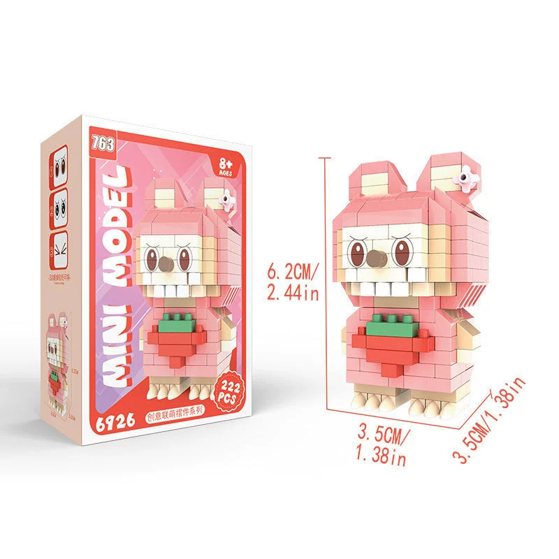 Совместимо с Lego Micro-grained Simulation Building Blocks Собаки, Коты, Питомцы Корги Оранжевые котята, Шпиц Детские сборочные украшения