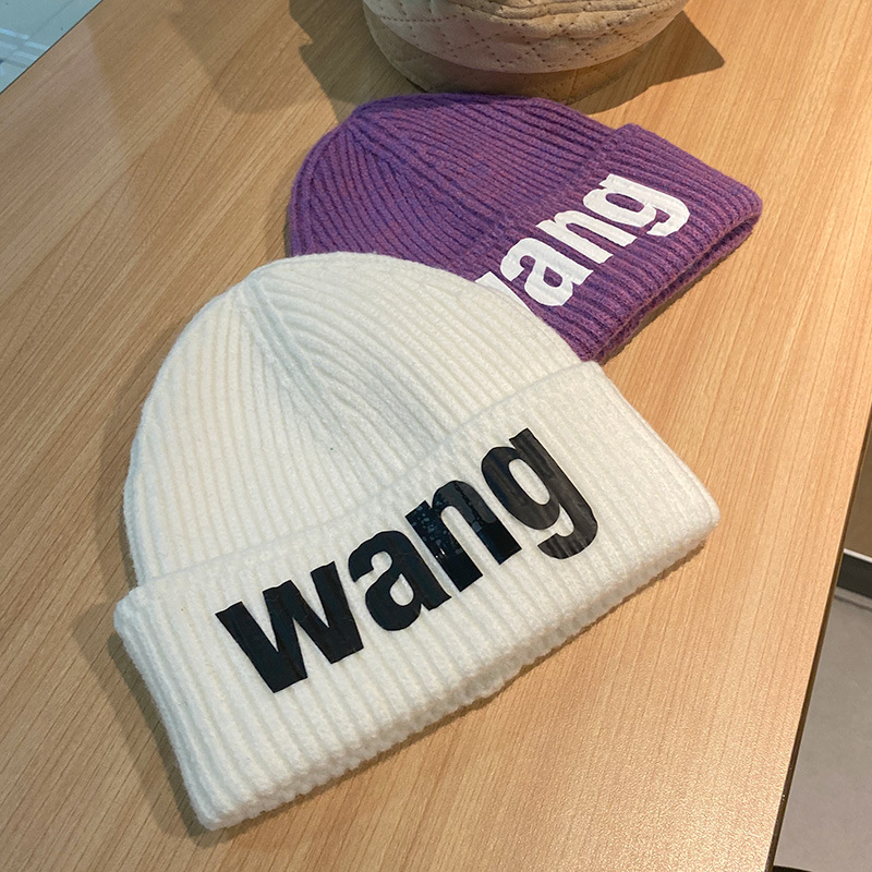 Bonnet en laine tricoté pour enfants, chapeau Ruffian 2024, nouveau bonnet pour hommes automne et hiver_voghion.com