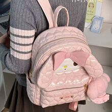 跨境高颜值兔子女可爱少女ins学生百搭大容量旅行通勤背包双肩包