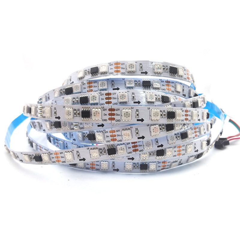 WS2811 1903 ファンタジー5050rgbライトテープ 12V60灯 高輝度フルカラー流水ランニングライトLEDストリップ卸売|undefined