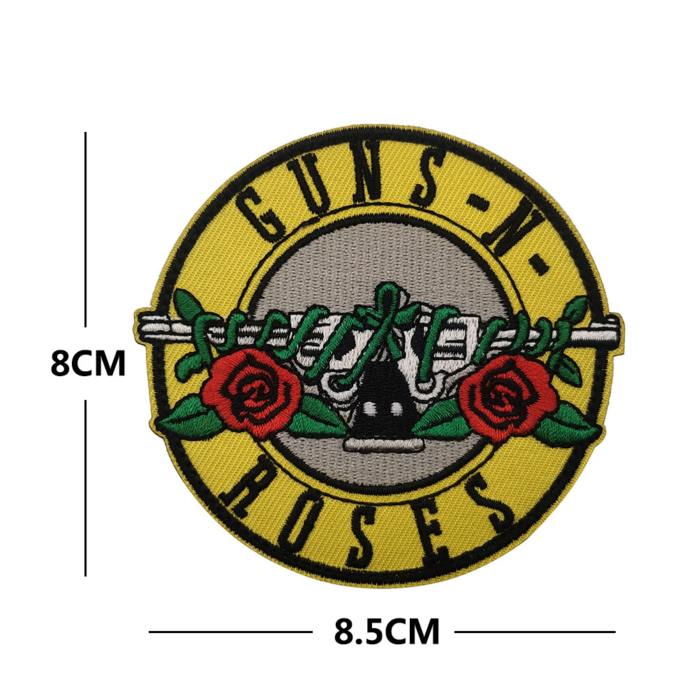 아마존 소스 자연 경관 하트 고양이 장미 자수 천 스티커 옷감 라벨이 좋은 하루 되세요