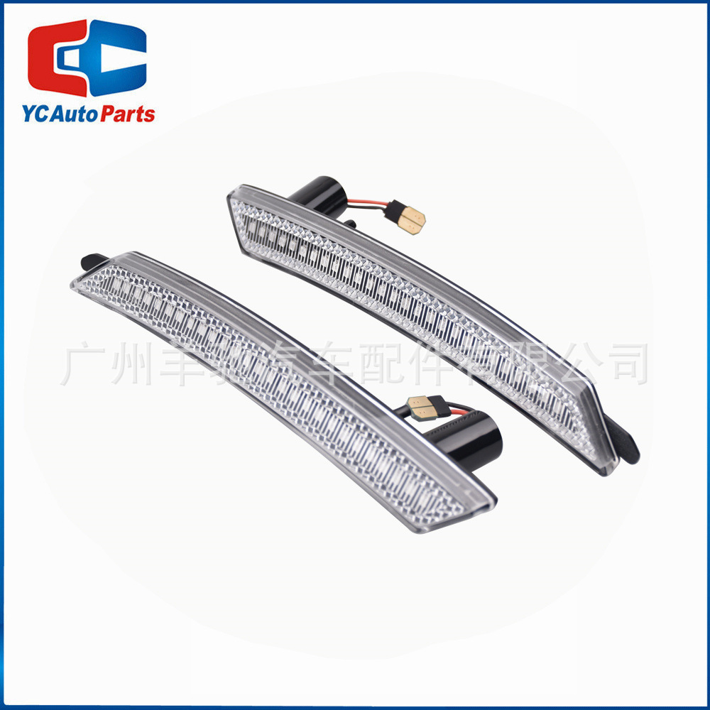 Aplicable a BMW Mini Cooper R55R56R57 automóvil LED ceja luz de dirección delantera y trasera luz de barra lateral