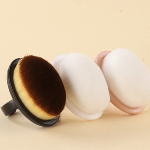 Ring Style Manicure Dust Brush Fine Soft Bristles Mini Pre-Treatment Back Edge Dust Nail Dusting Manicure Tool