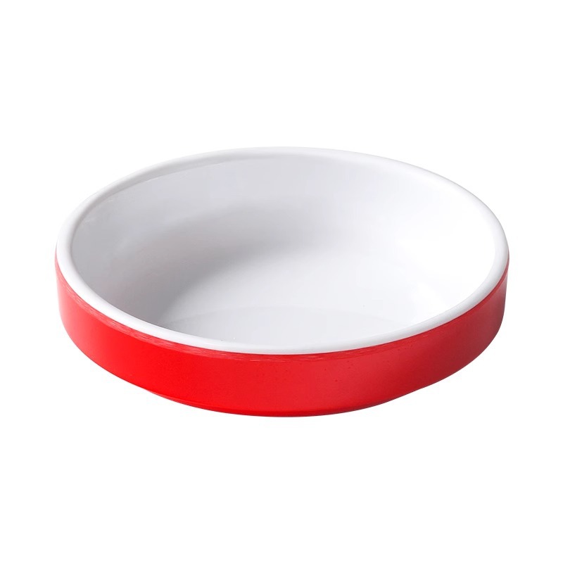 Platos de melamina, restaurantes comerciales, refrigerios, huevos al vapor, platos de porcelana, platos pequeños, platos pequeños, cubiertos