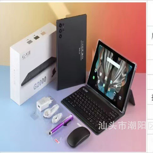 Планшет G2000 10,1 дюйма, 2 SIM + WiFi, 16 ГБ + 512 ГБ, Android 10, 5000 мА·ч