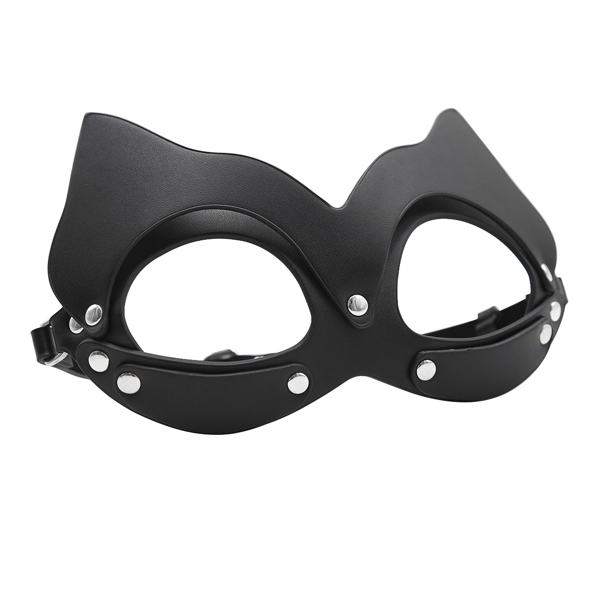 Juguetes sexuales máscara de ojo gato cara máscara de ojo alternativa juguete máscara de cuero máscara etapa accesorios coplay traje