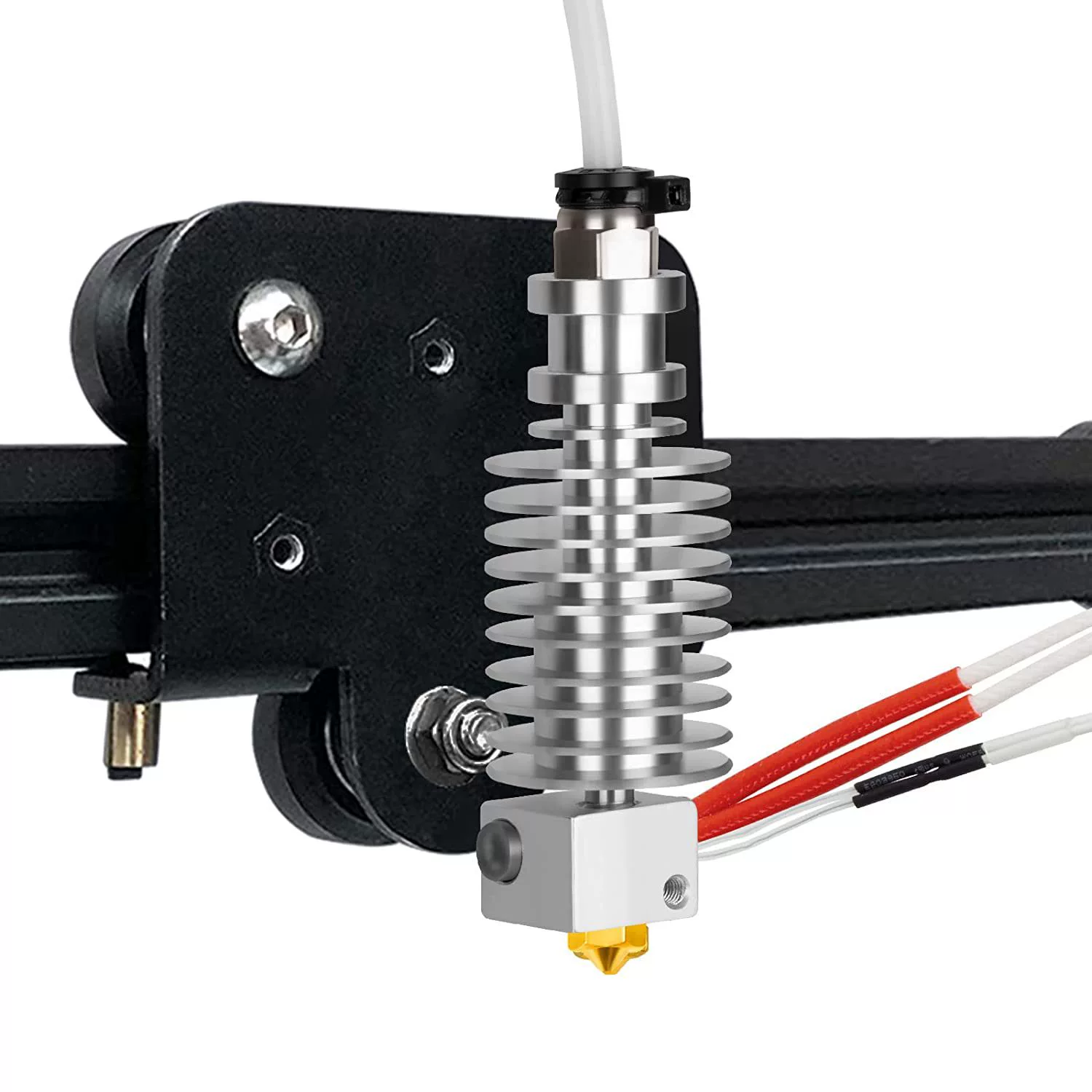 Запасной хотенд (Anycubic) совместим с Kobra/Vyper/Chiron/Mega, с PTFE‑трубкой, 12–24 В